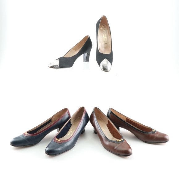 Final Price- Vintage FELIPE Satin Heels - Picture 3 of 11